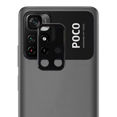 Microsonic Xiaomi Poco M4 Pro Kamera Lens Koruma Camı V2 Siyah