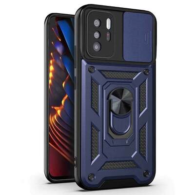 Microsonic Xiaomi Poco X3 GT Kılıf Impact Resistant Lacivert
