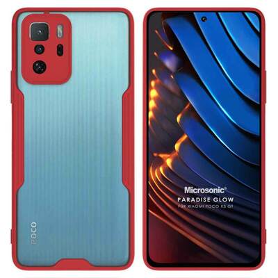 Microsonic Xiaomi Poco X3 GT Kılıf Paradise Glow Kırmızı