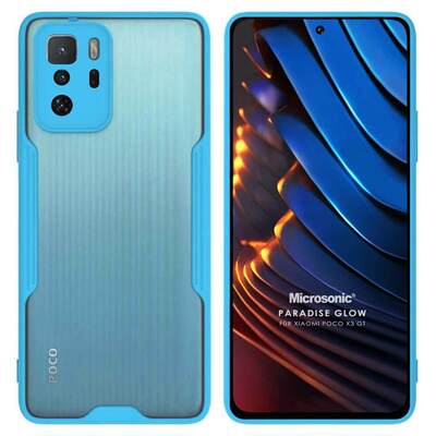 Microsonic Xiaomi Poco X3 GT Kılıf Paradise Glow Turkuaz