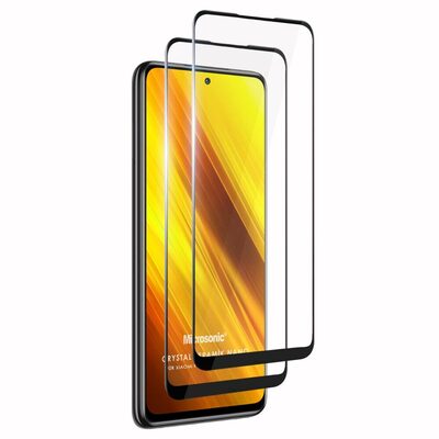 Microsonic Xiaomi Poco X3 Pro Crystal Seramik Nano Ekran Koruyucu Siyah (2 Adet)