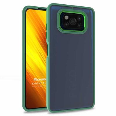 Microsonic Xiaomi Poco X3 Pro Kılıf Bright Planet Yeşil