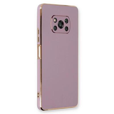 Microsonic Xiaomi Poco X3 Pro Kılıf Olive Plated Lila