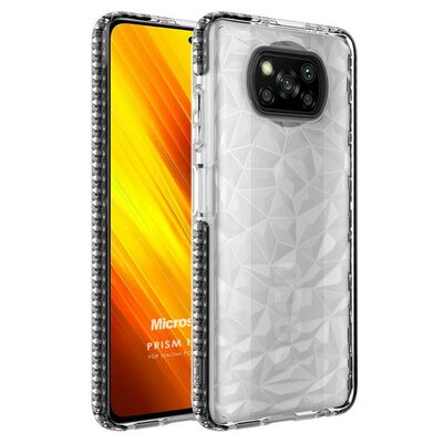 Microsonic Xiaomi Poco X3 Pro Kılıf Prism Hybrid Siyah