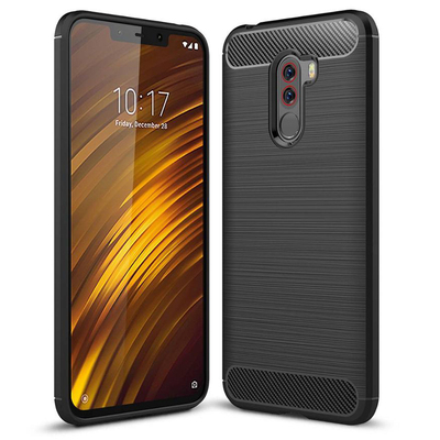 Microsonic Xiaomi Pocophone F1 Kılıf Room Silikon Siyah