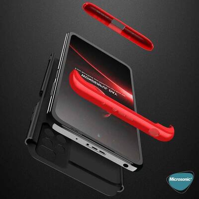 Microsonic Xiaomi Redmi 10 2022 Kılıf Double Dip 360 Protective AYS Mavi