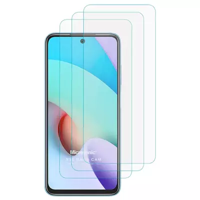 Microsonic Xiaomi Redmi 10 2022 Screen Protector Nano Glass Cam Ekran Koruyucu (3`lü Paket)