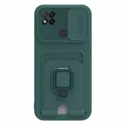 Microsonic Xiaomi Redmi 10A Kılıf Multifunction Silicone Yeşil