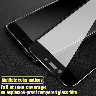 Microsonic Xiaomi Redmi 4X Kavisli Temperli Cam Ekran Koruyucu Film Siyah
