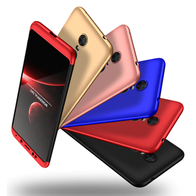 Microsonic Xiaomi Redmi 5 Kılıf Double Dip 360 Protective AYS Rose Gold