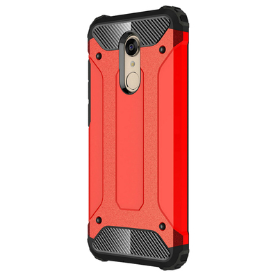 Microsonic Xiaomi Redmi 5 Plus Kılıf Rugged Armor Kırmızı