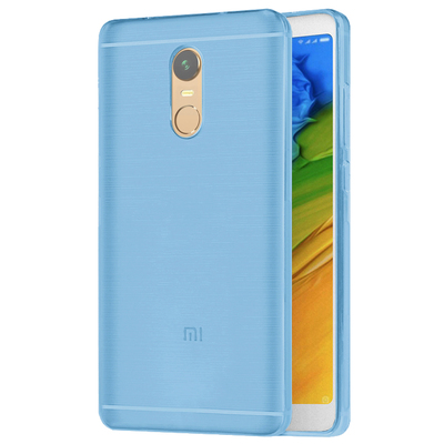 Microsonic Xiaomi Redmi 5 Plus Kılıf Transparent Soft Mavi