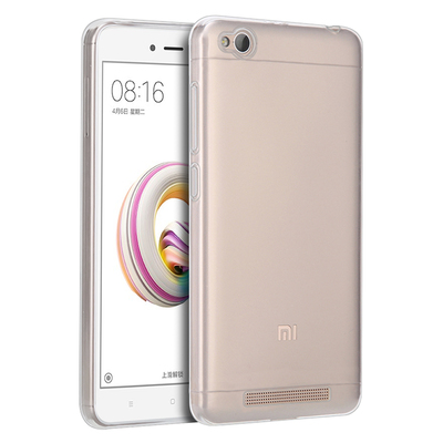 Microsonic Xiaomi Redmi 5A Kılıf Transparent Soft Beyaz