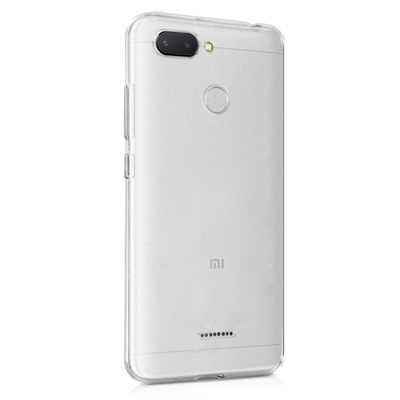 Microsonic Xiaomi Redmi 6 Kılıf Transparent Soft Beyaz
