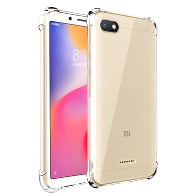 Microsonic Xiaomi Redmi 6A Kılıf Anti Shock Silikon Şeffaf