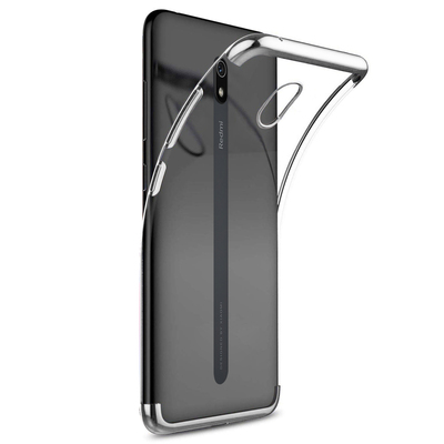 Microsonic Xiaomi Redmi 8A Kılıf Skyfall Transparent Clear Gümüş