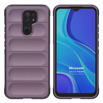 Microsonic Xiaomi Redmi 9 Kılıf Oslo Prime Lila