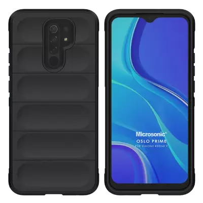 Microsonic Xiaomi Redmi 9 Kılıf Oslo Prime Siyah