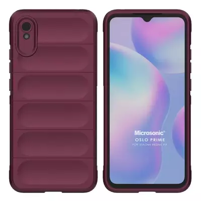 Microsonic Xiaomi Redmi 9A Kılıf Oslo Prime Bordo