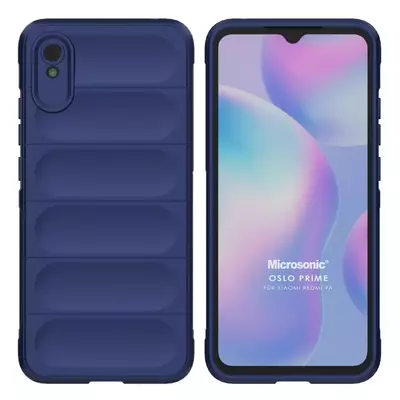 Microsonic Xiaomi Redmi 9A Kılıf Oslo Prime Lacivert