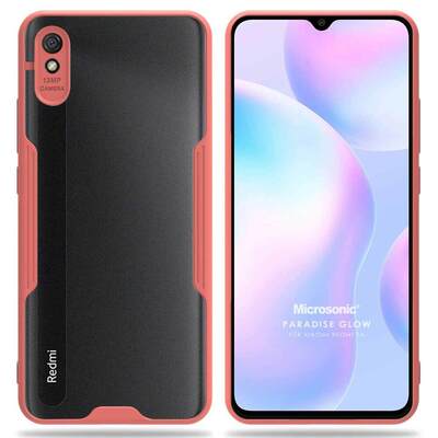 Microsonic Xiaomi Redmi 9A Kılıf Paradise Glow Pembe