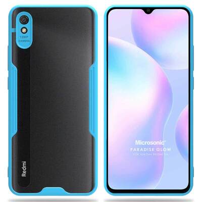 Microsonic Xiaomi Redmi 9A Kılıf Paradise Glow Turkuaz