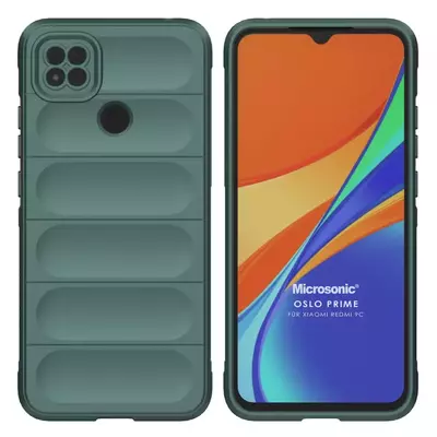 Microsonic Xiaomi Redmi 9C Kılıf Oslo Prime Yeşil