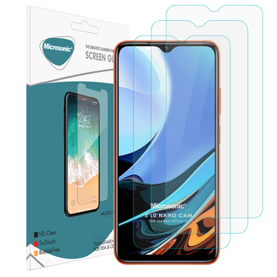 Microsonic Xiaomi Redmi 9T Nano Ekran Koruyucu (3'lü Paket)