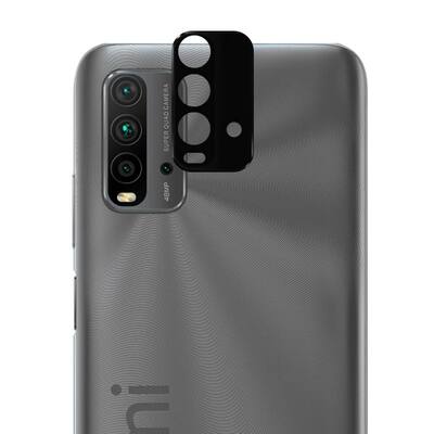 Microsonic Xiaomi Redmi 9T V2 Kamera Lens Koruyucu Siyah