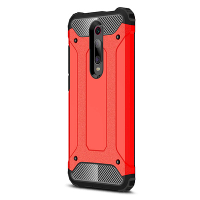 Microsonic Xiaomi Redmi K20 Kılıf Rugged Armor Kırmızı