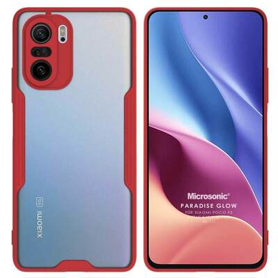 Microsonic Xiaomi Redmi K40 Kılıf Paradise Glow Kırmızı