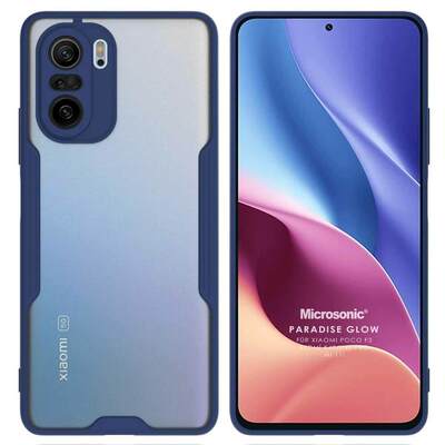 Microsonic Xiaomi Redmi K40 Pro Kılıf Paradise Glow Lacivert