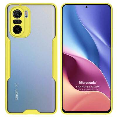 Microsonic Xiaomi Redmi K40 Pro+ Kılıf Paradise Glow Sarı