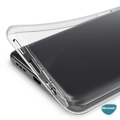 Microsonic Xiaomi Redmi Note 10 Pro Max Kılıf Transparent Soft Beyaz