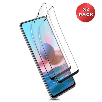 Microsonic Xiaomi Redmi Note 10S Crystal Seramik Nano Ekran Koruyucu Siyah (2 Adet)