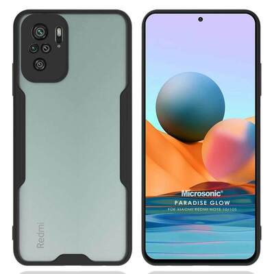 Microsonic Xiaomi Redmi Note 10S Kılıf Paradise Glow Siyah