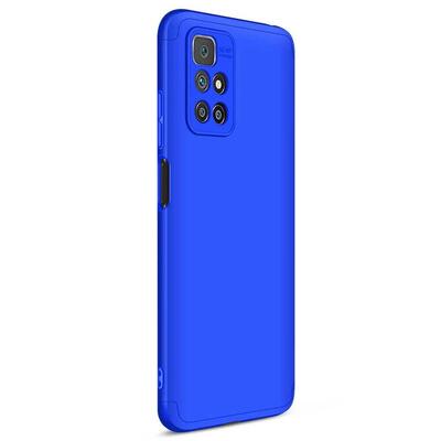 Microsonic Xiaomi Redmi Note 11 4G Kılıf Double Dip 360 Protective AYS Mavi