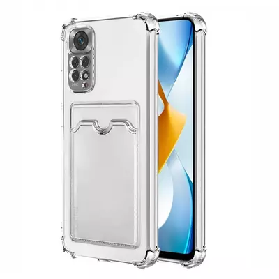 Microsonic Xiaomi Redmi Note 11 Card Slot Shock Kılıf Şeffaf