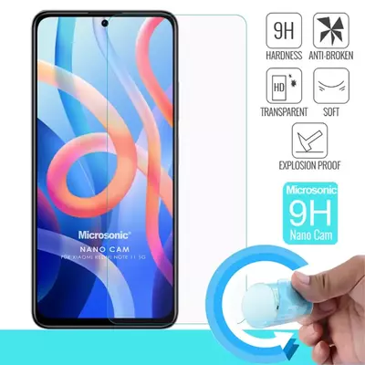 Microsonic Xiaomi Redmi Note 11 Nano Glass Cam Ekran Koruyucu