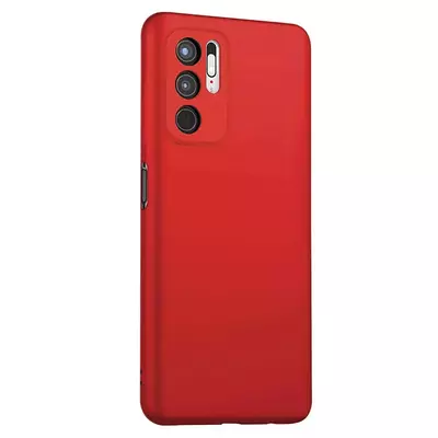 Microsonic Xiaomi Redmi Note 11 SE Kılıf Matte Silicone Kırmızı