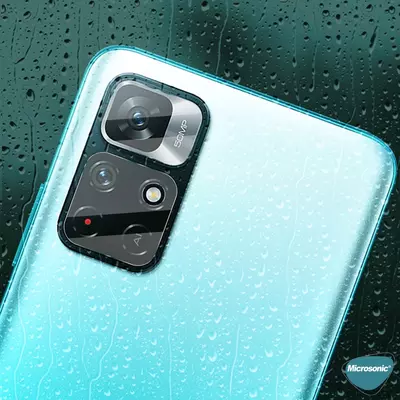 Microsonic Xiaomi Redmi Note 11T Kamera Lens Koruma Camı