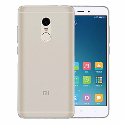 Microsonic Xiaomi Redmi Note 4X Kılıf Transparent Soft Beyaz