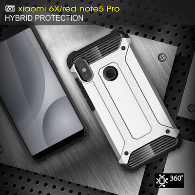 Microsonic Xiaomi Redmi Note 5 Pro Kılıf Rugged Armor Rose Gold