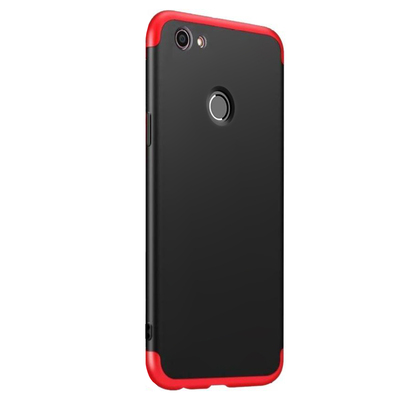 Microsonic Xiaomi Redmi Note 5A Prime Kılıf Double Dip 360 Protective AYS Siyah - Kırmızı