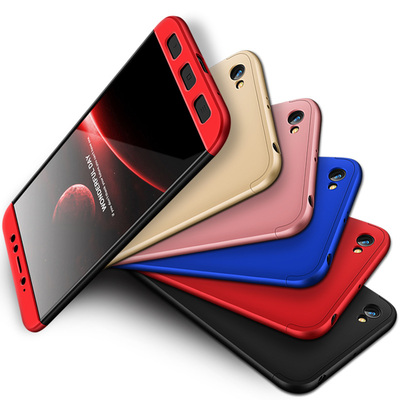 Microsonic Xiaomi Redmi Note 5A Prime Kılıf Double Dip 360 Protective AYS Siyah - Kırmızı