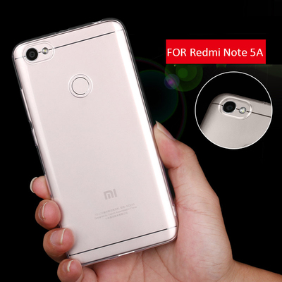 Microsonic Xiaomi Redmi Note 5A Prime Kılıf Transparent Soft Pembe