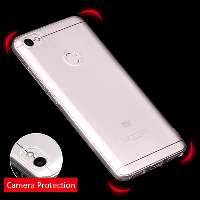 Microsonic Xiaomi Redmi Note 5A Kılıf Transparent Soft Beyaz