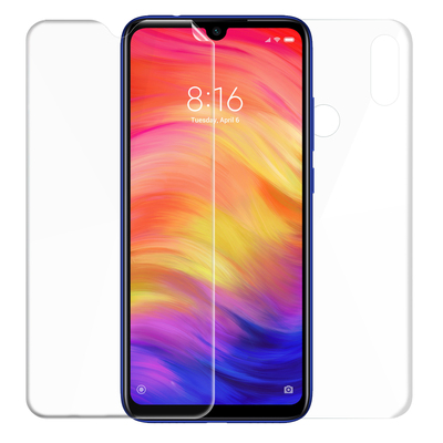 Microsonic Xiaomi Redmi Note 7 Ekran Koruyucu Film Seti - Ön ve Arka