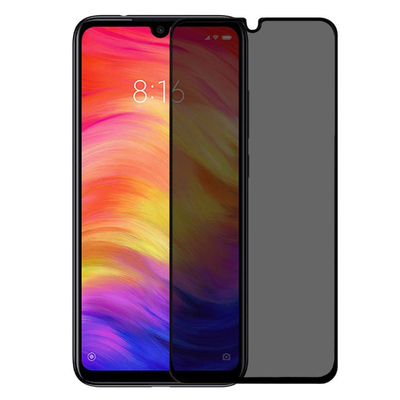 Microsonic Xiaomi Redmi Note 7 Invisible Privacy Kavisli Ekran Koruyucu Siyah