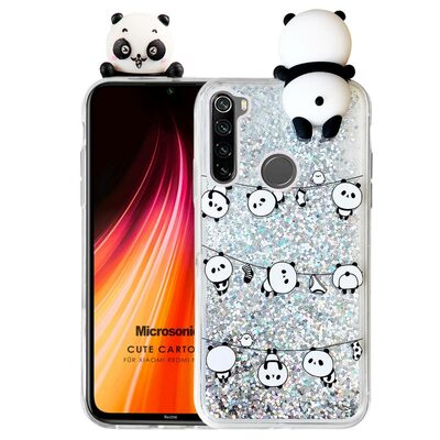 Microsonic Xiaomi Redmi Note 8 Kılıf Cute Cartoon Panda